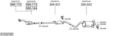 BOSAL SYS22799 BOSAL SYS22799