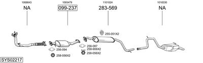 BOSAL SYS02217 BOSAL SYS02217