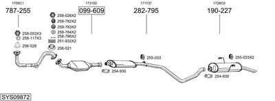 BOSAL SYS09872