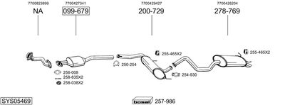 BOSAL SYS05469
