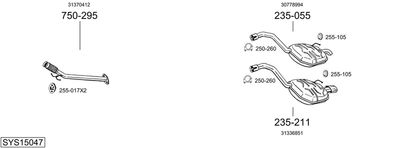 BOSAL SYS15047
