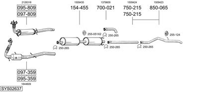 BOSAL SYS02637