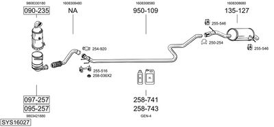 BOSAL SYS16027