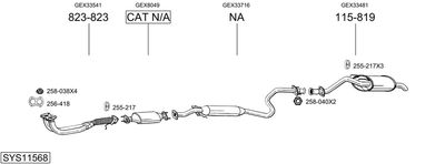 BOSAL SYS11568