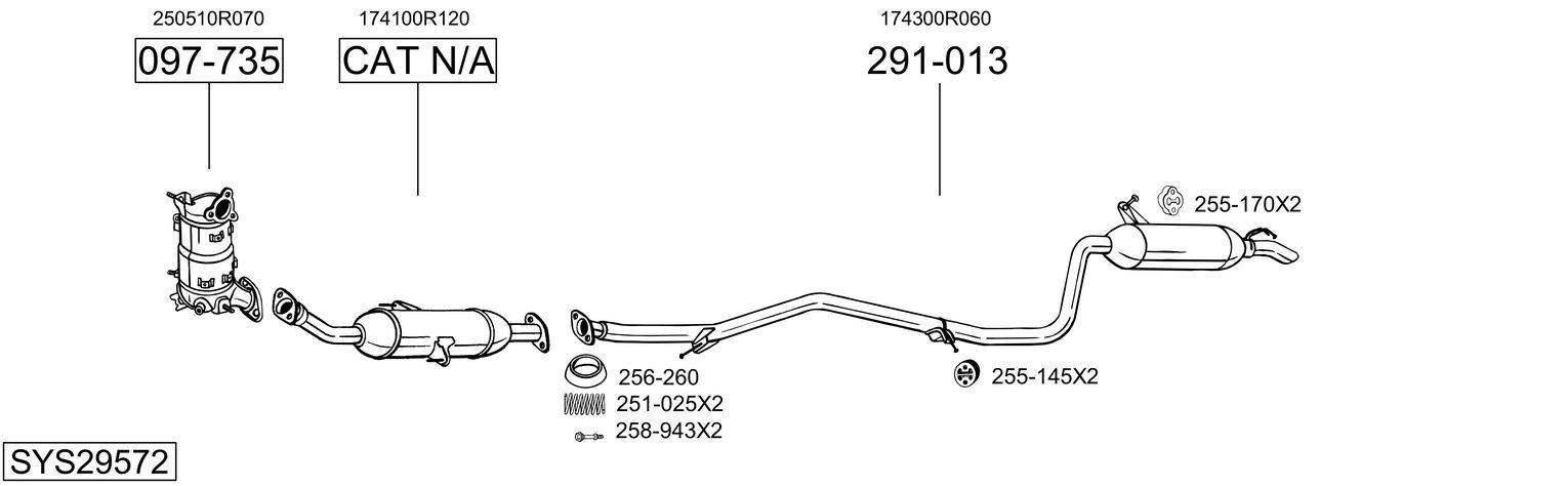 BOSAL SYS29572