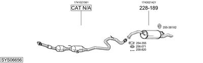 BOSAL SYS06656