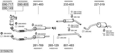 BOSAL SYS06276