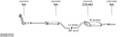 BOSAL SYS21772