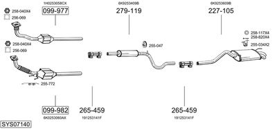 BOSAL SYS07140
