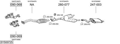 BOSAL SYS00725