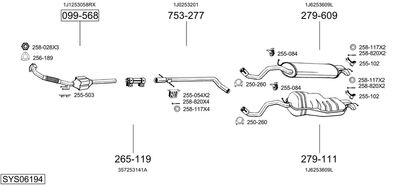 BOSAL SYS06194