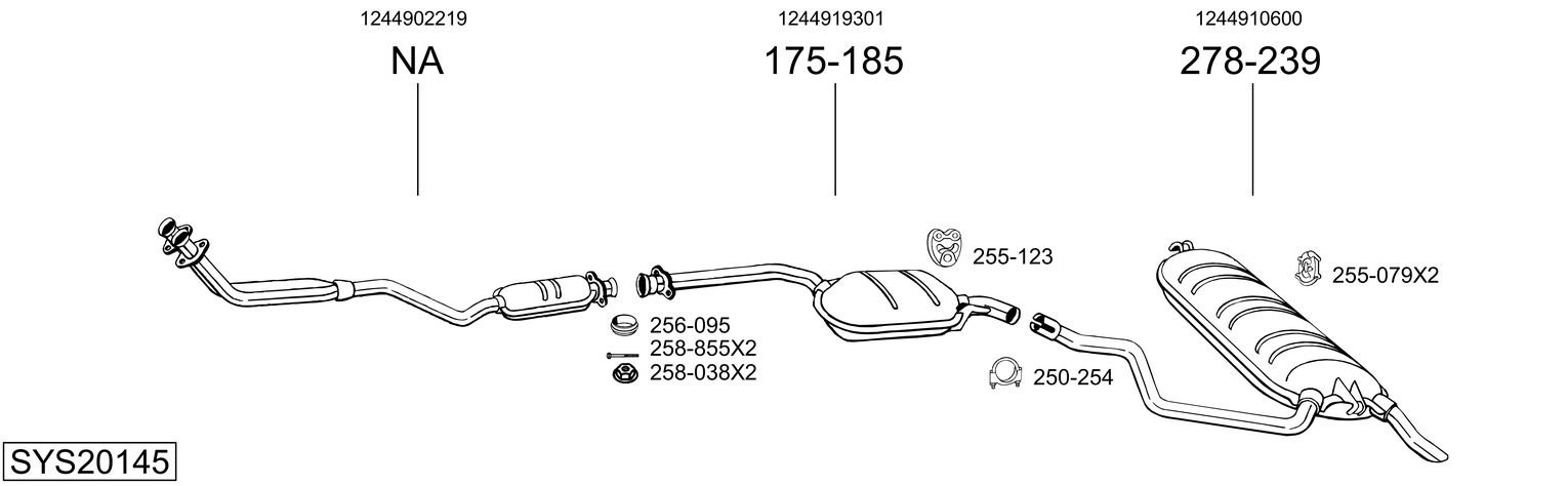 BOSAL SYS20145