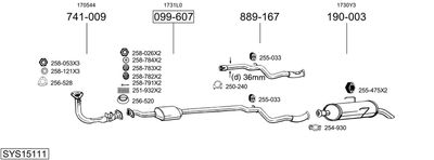 BOSAL SYS15111