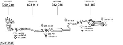BOSAL SYS13059