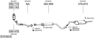BOSAL SYS16819