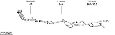 BOSAL SYS20671 BOSAL SYS20671