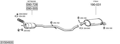 BOSAL SYS04935