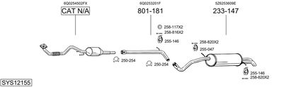 BOSAL SYS12155