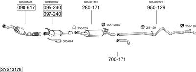 BOSAL SYS13179
