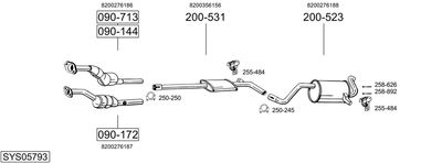 BOSAL SYS05793 BOSAL SYS05793