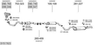 BOSAL SYS17623