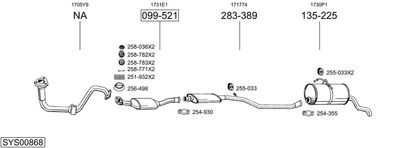 BOSAL SYS00868