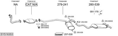BOSAL SYS16353