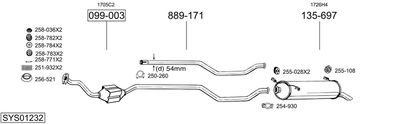 BOSAL SYS01232