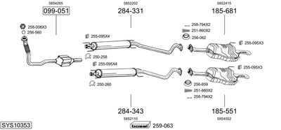 BOSAL SYS10353