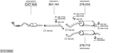 BOSAL SYS10689