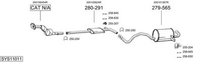 BOSAL SYS11011