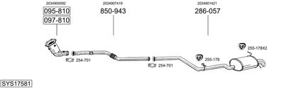 BOSAL SYS17581