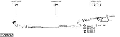 BOSAL SYS16090