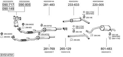 BOSAL SYS14791