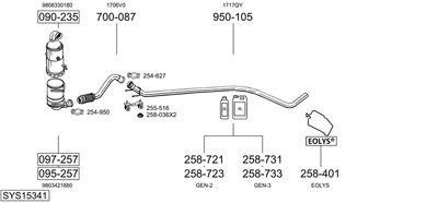BOSAL SYS15341