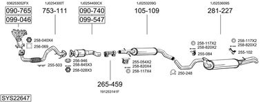 BOSAL SYS22647