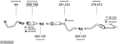 BOSAL SYS22635