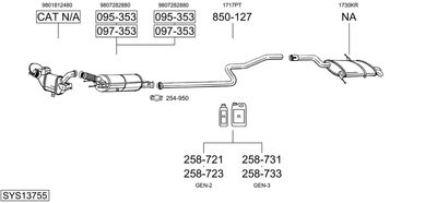 BOSAL SYS13755