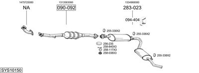 BOSAL SYS10150