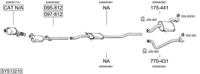 BOSAL SYS13210