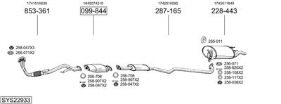 BOSAL SYS22933