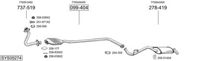 BOSAL SYS05274