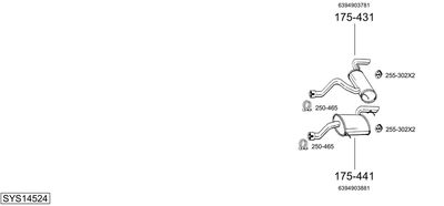 BOSAL SYS14524