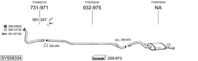 BOSAL SYS08334