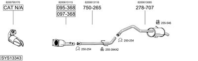 BOSAL SYS13343