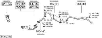BOSAL SYS12252