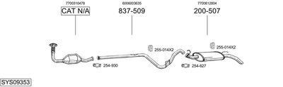 BOSAL SYS09353 BOSAL SYS09353