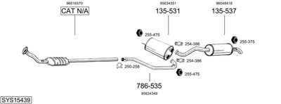BOSAL SYS15439