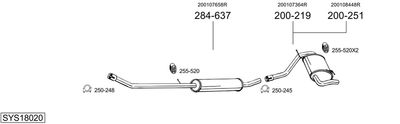 BOSAL SYS18020