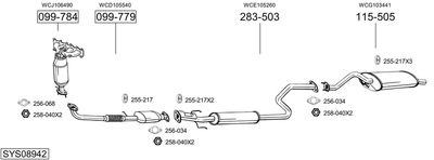 BOSAL SYS08942